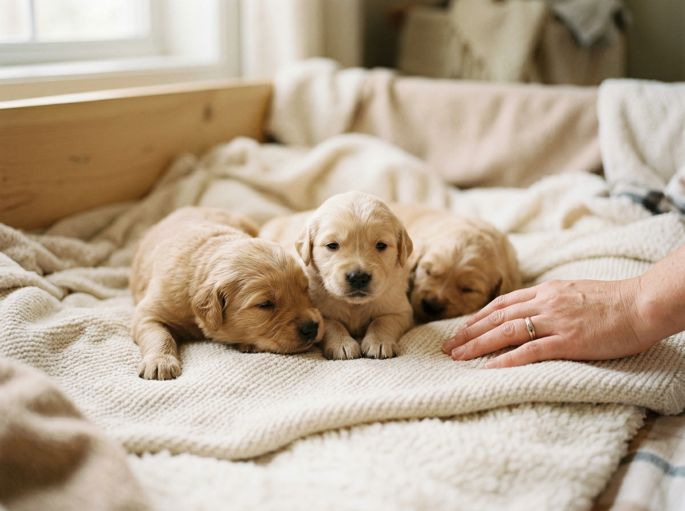 Coordinated puppy health care approach from breeding through placement