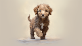 Cute Labrador Poodle Mix Pup