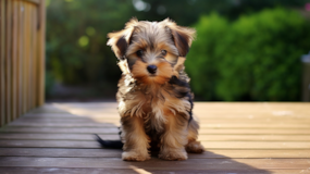 Cute Yorkie Doodle Poodle Mix Pup